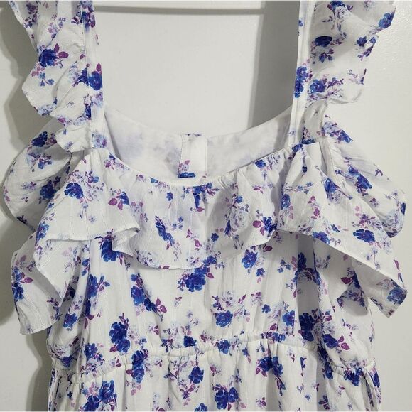 LoveShackFancy Blue Floral Mini Dress - Picture 10 of 10